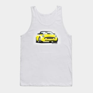 2002-2005 Retro Ford Thunderbird Yellow Tank Top